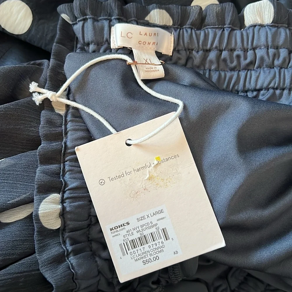 NWT LC Lauren Conrad Polkadot Day Suit size XL - Picture 7 of 9